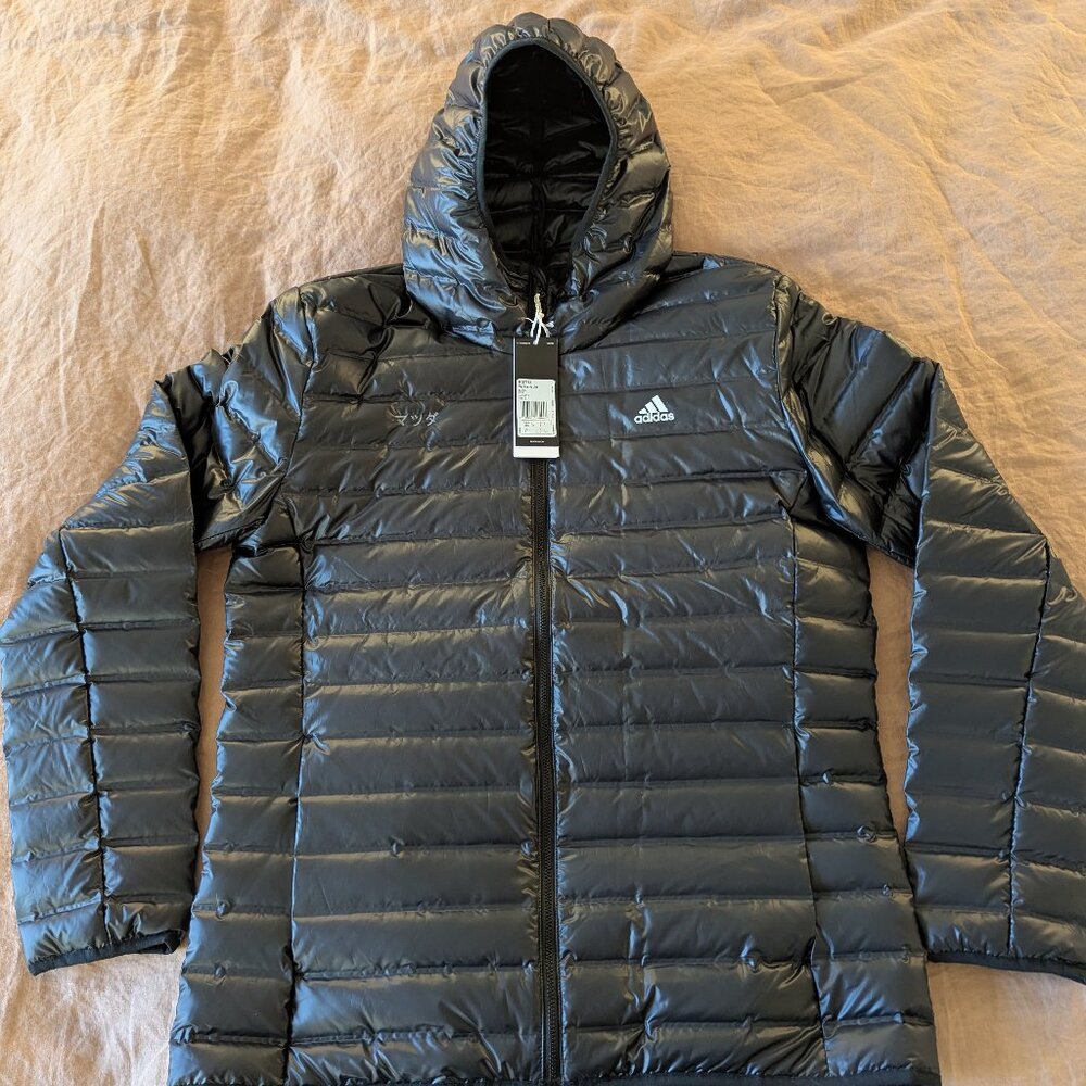 adidas varilite hooded down jacket